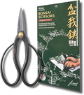 SenkichiKin Bonsai Scissors 7in (180mm) – Made in Japan Pruning Shears, Sharp Carbon Steel for Precision Trimming, Lightweight Tool for Bonsai, Flowers & Indoor Plants, forest Originals