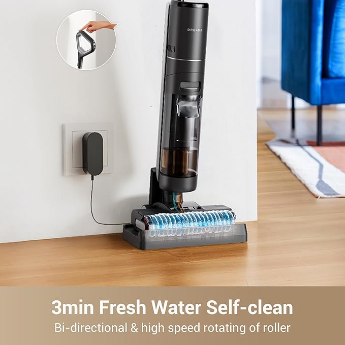DREAME G10 Pro Wet Dry Vacuum Mop, Vacuum and Mop All in One with Auto Self-Cleaning, Floor Cleaner Machine for Hard Floor, 35 Mins Runtime, Edge Cleaning, Self-Propelled Vacuum Mop Combo