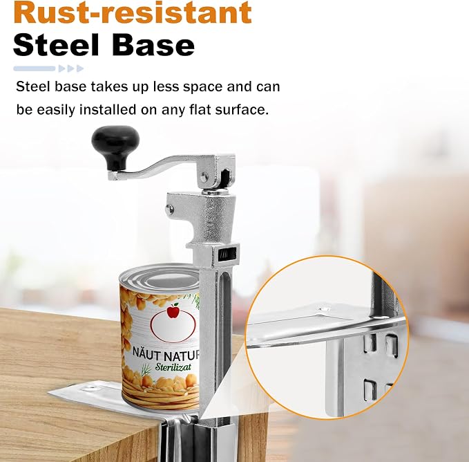 Commercial Can Opener Heavy Duty Replace #2 12100, Industrial Can Opener, 16” Manual Can Opener with Stainless Steel Blade for Restaurant, Hotel, Bar, Home