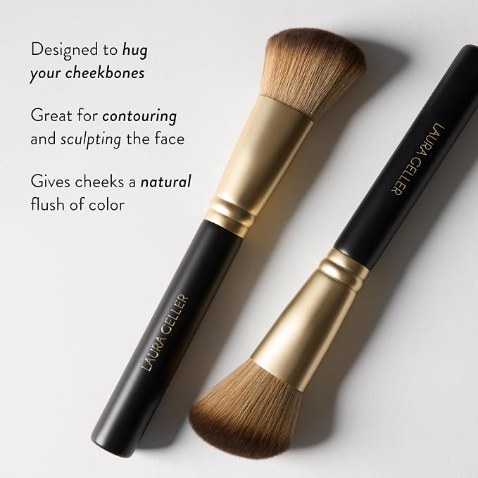 LAURA GELLER NEW YORK Cosmetic Professional Makeup Brushes - Cruelty-Free - 05 Full Face Brush Set 5pc