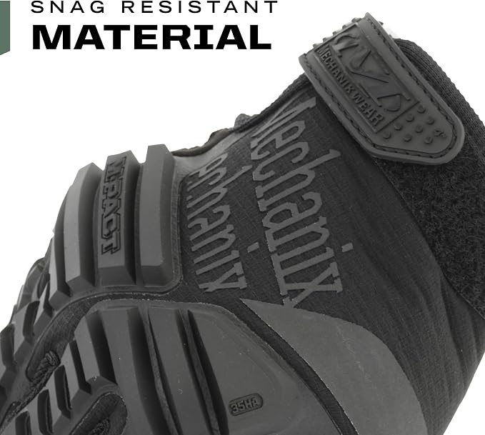 Mechanix Wear: M-Pact Covert Tactical Gloves with Secure Fit, Touchscreen Capable Safety Gloves for Men, Work Gloves with Impact Protection and Vibration Absorption (Black, Medium)