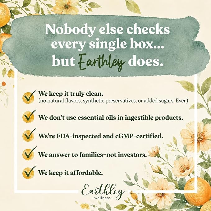 Earthley Wellness, Dishwasher Detergent, Eco-Friendly, Pure, Certified Organic Dish Detergent (60 Loads, Lemon-Thyme)