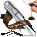 Split-Ender Mini – Original Cordless Split End Hair Trimmer for Dry, Damaged, Brittle, Frizzy, Curly or Straight Hair 3 AAA Battery Operated Hair Clipper for Home Use – Silver
