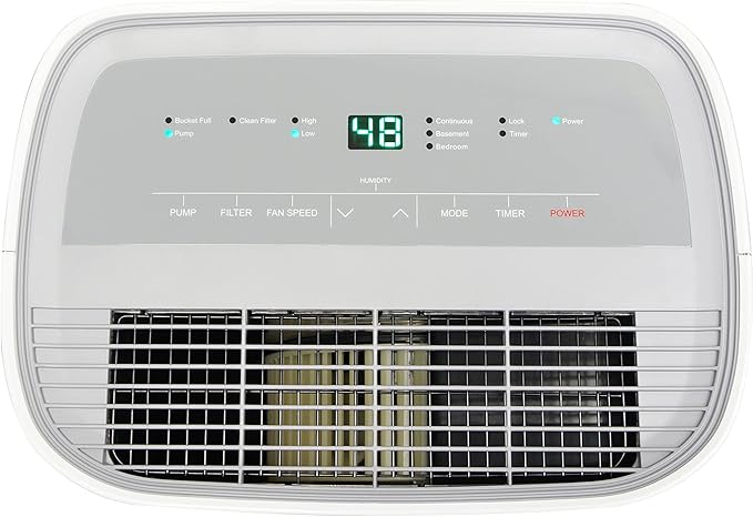 SPT SD-53E: 50-Pint Dehumidifier with ENERGY STAR,white,15 x 11.5 x 25.5 in