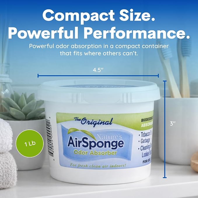 Nature's Air Sponge Odor Absorber, 1 Lb - 6 Pack, Set of 6