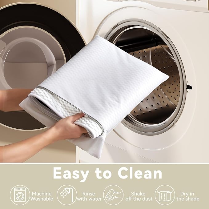 Triohero Toilet Rug, Thin Toilet Rugs U Shaped Washable Non Slip Absorbent Quick Dry Low Pile Toilet Mat, White 20"x24" U Shape