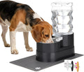 RIZZARI 7L Elevated Dog Water Dispenser :Comfortable Feeding Height | For Senior Dogs/Gravity Auto Refill/Spill-Resistant Base/Stable Anti-Tip Design/Indoor Homes & Multi-Pet Families