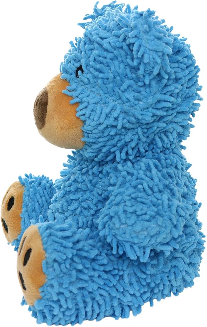 MIGHTY® 2 Pack Microfiber Medium Bear Dog Toys | Ultra Durable Plush Toy with Multiple Layers & Reinforced Seams , Washable and Floats , Mighty® Construction