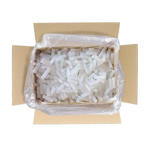 ASA Industrial Hot Glue Sticks 5/8" x 2" (TC-Size) Clear High Temp – Stronger Hold, Low Stringing – Short Glue Gun Refills for Crafts, Wood, Fabric & Packaging – 25 lb (1,416 Count)