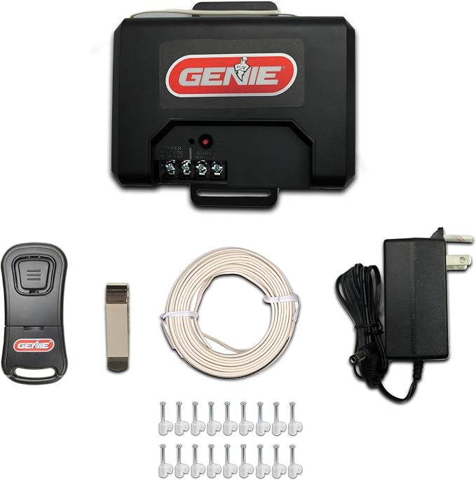 Genie Universal Garage Door Opener Conversion Kit -Model GIR1DR-R | Fixes Range and Frequency Interference, Universal Receiver Kit, Upgrades and Converts Compatible Openers, Includes 1 Remote