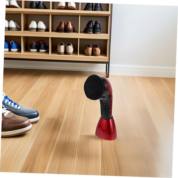 Electric Shoe Polisher Brush Machine Replacement Heads Dual Power | Fiber Sponge Plastic Set, Automatic Polishing with Interchangeable Heads, Portable Design for Office Travel