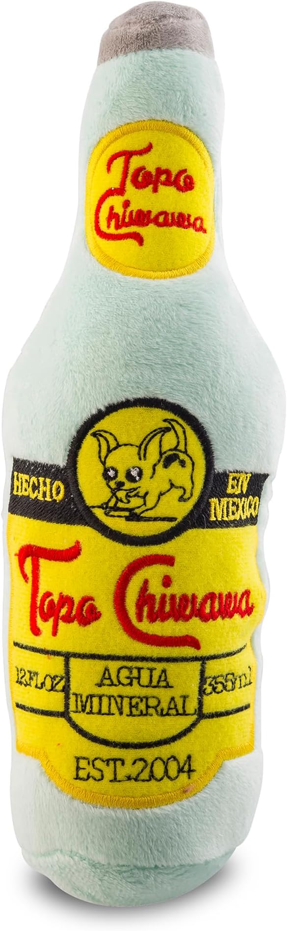 Haute Diggity Dog Topo Chiwawa, Plush Designer Dog Toys with Interactive Squeaker, Stimulating Pet Enrichment, Machine-Washable & Safe Materials for All Breeds, One Size