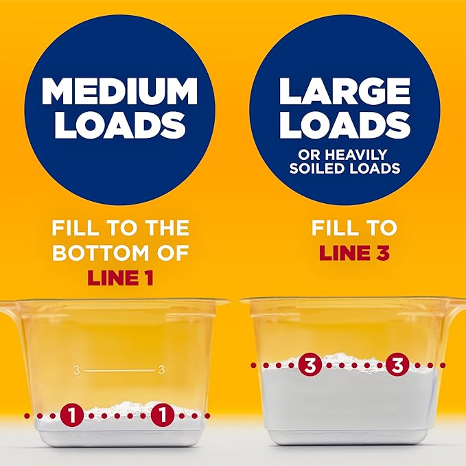ARM & HAMMER Powder Laundry Detergent, Alpine Clean, 9.56 lb, 155 Loads (Pack of 3)