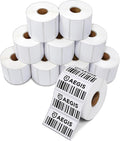 Aegis Adhesives - 2.25" X 1" Direct Thermal Labels (18000 Count, 12 Rolls) - Barcode Stickers, SKU Labels, Inventory Identification - Compatible with Zebra and Rollo Printers