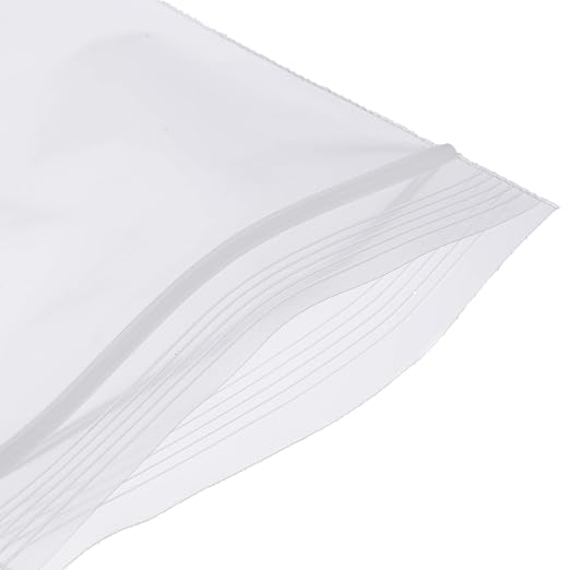 LK Packaging 10" x 12" 4 mil Single Track Zipper Bags, Pack of 1000