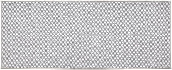 TYUU Bathroom Runner Rug, Long Bath Mat Washable Thin Quick Dry Low Pile Bathroom Runner Rugs 24 x 60 Non Slip, Light Grey 24"x60"
