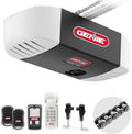 Genie Chain Drive 550 Garage Door Opener, Heavy Duty Chain Drive Opener, Model 2035-TKO | Heavy Duty Chain Drive, Durable Rail, 2 Remotes, Wireless Keypad, Wall Console, Safe-T-Beams, for Residential Garage Doors