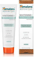 Himalaya Botanique Whitening+ Nano Hydroxyapatite Toothpaste, Mint, 4 oz | Nano Hydroxyapatite Toothpaste, Support Enamel Strength & Integrity,Great for Sensitive Teeth, Fluoride Free,SLS Free & Vegan