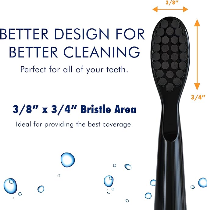 Sonic-FX Solo Electric Toothbrush w/ 10 Brush Heads + 1 Interdental, Charcoal Bristles, Rechargeable, Charging/Storage Base, 3 Brush Modes, Smart Timer, 2 Months Use on Full Charge, Coral Color