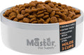 Master Pet Supply Stainless Steel Dog Bowls - 25 oz, Heavy Duty - Bone White, Double Wall Extra-Thick Insulated, Non-Slip Pet Water Bowl for Dogs, Cats & Pets, Anti Rust Metal, Dish Washer Safe