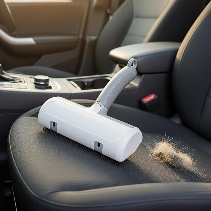 Reusable Lint Remover Brush for Furniture, Carpet & Car Seats - Mechanical Cleaning Tool with Durable PP Handle