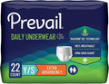 Prevail Adult Incontinence Underwear for Men & Women, Maximum Absorbency, Youth/Small, 22 Count