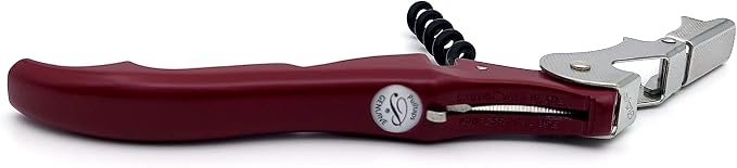Pulltap's Genuine Slider Boss 150 Waiter's Corkscrew – Double-Hinged Wine Key with Sliding Foil Cutter – Patented Design – Made in Spain – Burdeos (Bordeaux)