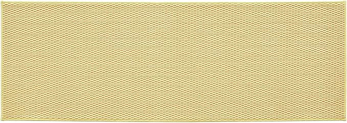 TYUU Bathroom Runner Rugs, Long Bath Mat Runner Washable Thin Quick Dry Low Pile Bathroom Runner Rugs Non Slip, Yellow 24"x70"