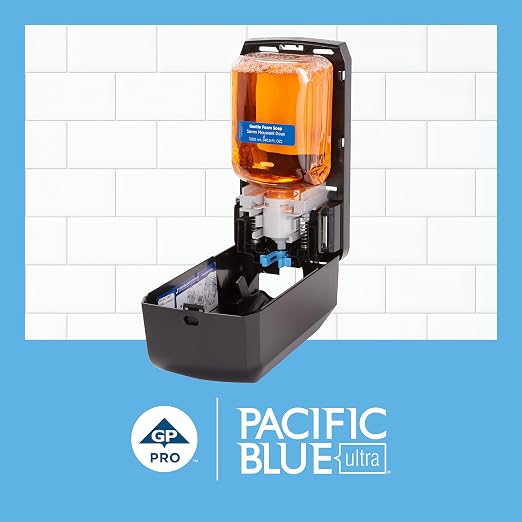 Georgia-Pacific Pacific Blue Ultra Manual Gentle Foam Hand Soap Refills by GP PRO, Pacific Citrus,43715,1200 mL Per Bottle,4 Bottles Per Case
