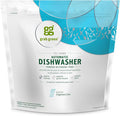 Grab Green Dishwasher Pods, 132 Count, Unscented, Plant & Mineral Based | Fragrance free; Plant & mineral based; Enzyme-powered; Velcro Closure; No Harsh Chemicals; Removes Grease and Stuck on Food
