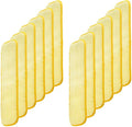 Washable Microfiber Mop Pad Refill, 12 Pack 24 inch Flat Mop Pads, Commercial Reusable Mop Pads for Wet and Dry Cleaning, Squeeze Cleaning Mop Heads Replacement