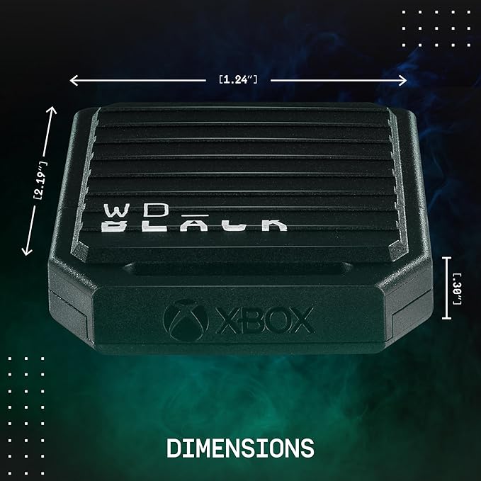 WD_Black 2TB C50 Storage Expansion Card, Officially Licensed for Xbox – Quick Resume, Plug & Play, NVMe SSD Expansion for Xbox Series X|S Gaming Consoles - WDBMPH0020BNC-WCSN