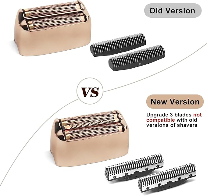 Ufree Replacement Foil and Cutter, 3 Blade Design Razor Head | Ultra-Close Finish-Ready Shaves, Reduces Drag & Irritation, Electric Foil Shaver Part, Compatible With 2618 Foil Shaver