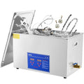 VEVOR Ultrasonic Professional Cleaner, 30 L Ultrasound Jewelry Cleaner with Digital Timer & Heater, Stainless Steel Industrial Sonic Cleaner 40kHz for Glasses, Watches, Rings, Small Parts