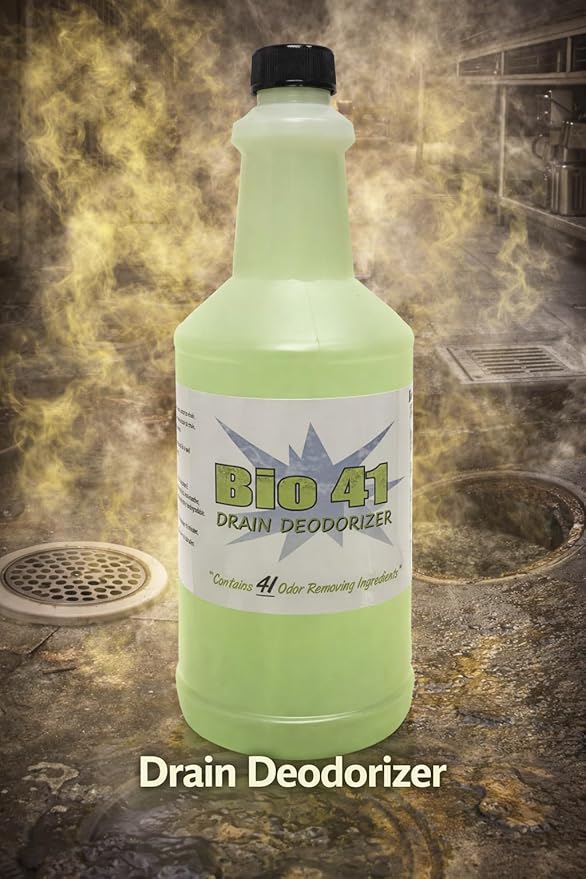 Drain Deodorizer- Odor Eliminator - Commercial Drain Deodorizer - Neutralizer Sewer Gas Smell Remover – 32 Ounce