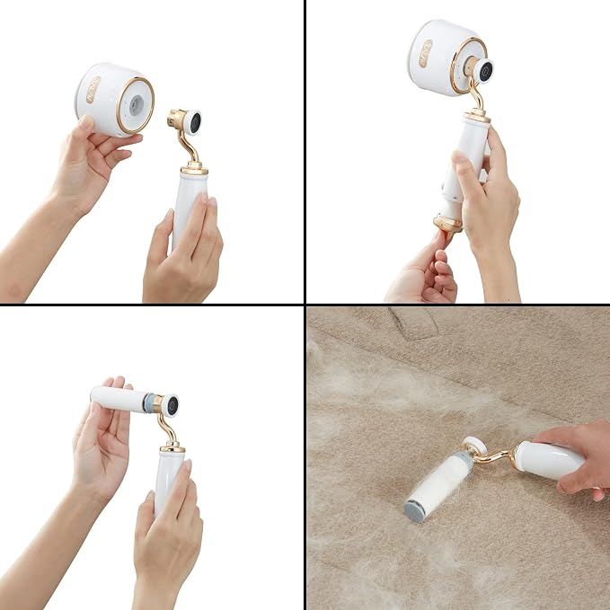 SALAV LR-900 Retro Edition Fabric Shaver and Lint Roller (Pearl)