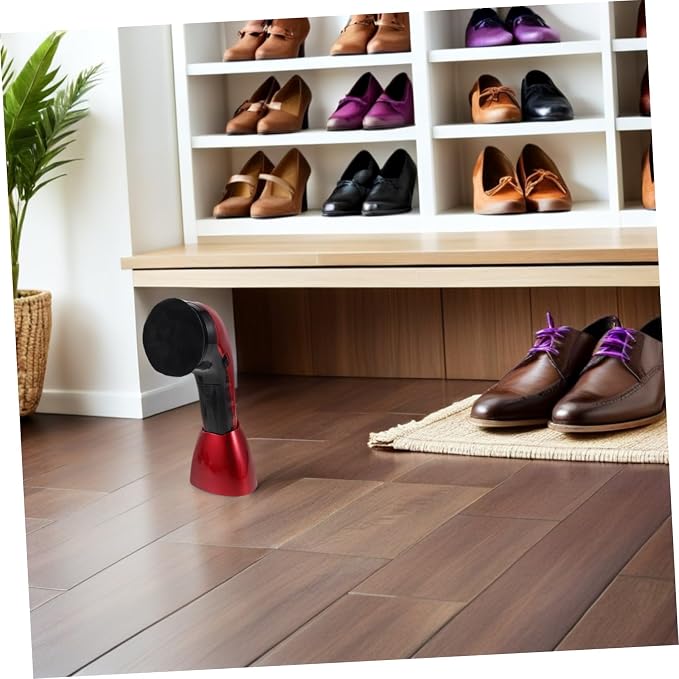 Electric Shoe Cleaner Brush Replacement Heads for Polisher | Red 710 Dual Power, Fiber Sponge Plastic Build, Office and Home Use, Interchangeable Heads and Dust Removal