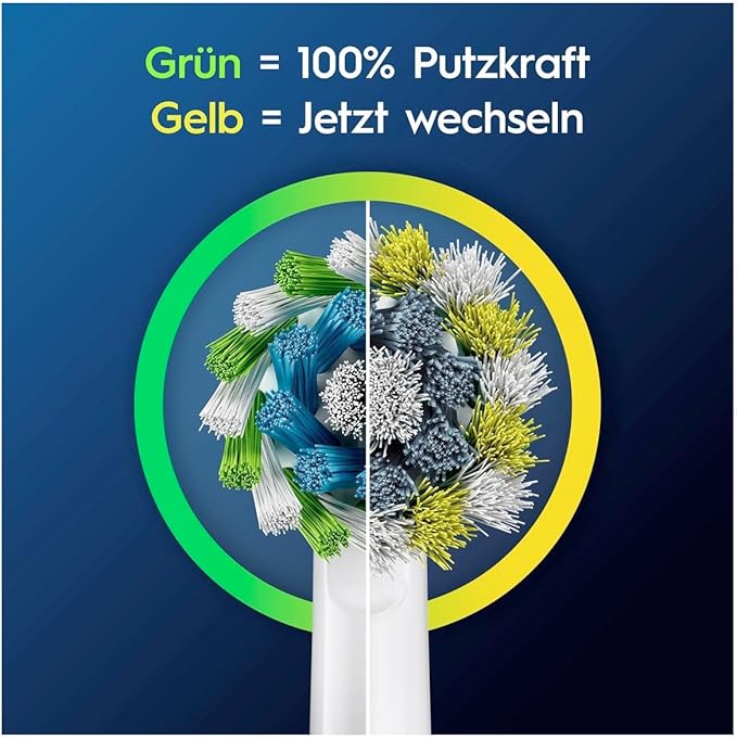 Oral-B PRO CrossAction Replacement Electric Toothbrush Heads, White, 2-Pack of 8 Count - 16 Brush Heads Total