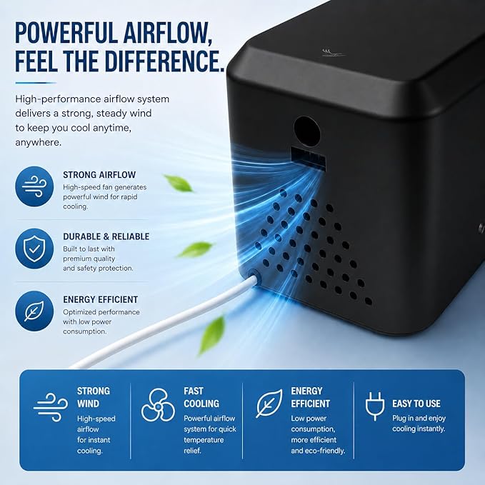 Hand Dryer, 10-12 Seconds Ultra-Fast Dry Hands, 100-130V Voltage, Compact Size & Powerful Wind Force, IPX1 Waterproof & 60s Overheat Protection