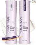 Keranique Volumizing Shampoo & Conditioner Set for Hair Repair, Growth & Thinning Hair Support – Keratin, Biotin, Menthol & Niacinamide, Lightweight Strengthening Formula - Keratin Amino Complex™