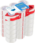 JARLINK 36 Rolls Clear Packing Tape with 2 Dispensers for Shipping | 2.7mil Thick, 1.88 Inches Wide, 55 Yards per Roll, Total 990 Yards, Comes with 3 Tape Dispensers