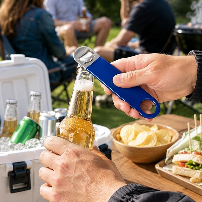 50 Pack Leather Bottle Openers, Bulk Bar Tools for Laser Engraving | Customization: Suitable for Laser Engraving and Personalized Logos