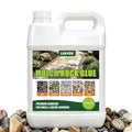 Mulch & Rock Glue for Landscaping, 64 OZ Multi-Purpose Gravel Binder | Weatherproof Permeable Binder for Pea Gravel, River Rock & Pebbles; Pet-safe Adhesive for Patios, Walkways, Driveways, Yard
