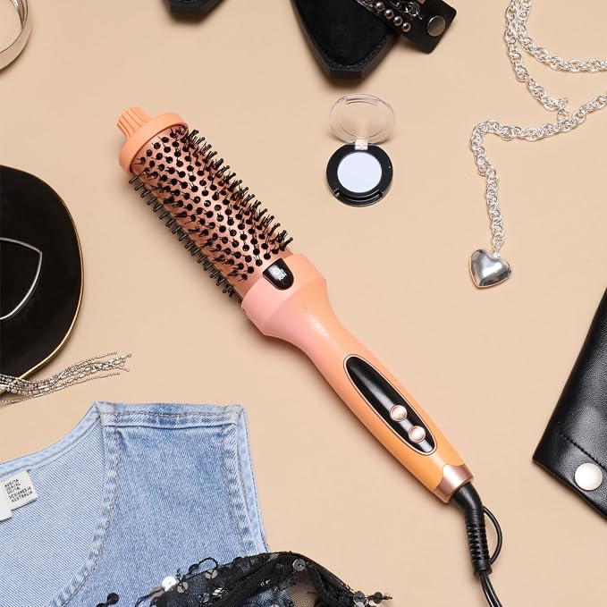Wavytalk VIP Volume Blowout Boost Festival Bundle, Thermal Brush 1.5 inch for Blowout Look, Tourmaline Ceramic Negative Ion Technology, 5 Temperature Settings Dual Voltage