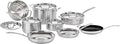 Cuisinart MCP-13 MultiClad Pro Stainless-Steel Cookware 13-Piece Cookware Set, Silver…