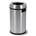 Simpli-Magic 65 Liter Open Top Trash Can, Commercial Grade, Stainless Steel