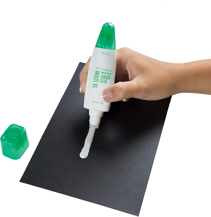 Tombow 52195 MONO Multi XL Liquid Glue, 1.76 Ounce Each, 10-Pack. Value Size, Multi-Purpose Glue with Dual Tip Dispenser.