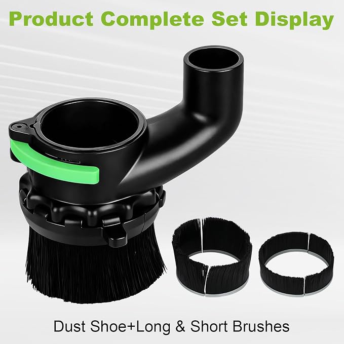 65mm & 69mm CNC Router Dust Shoe | Dual Brush Lengths with Magnetic Split Design | Works with Most Spindle Motors and Compact Routers