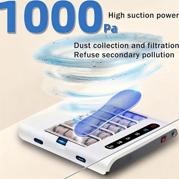 Rechargeable Automatic Shoe Sole Cleaner, 1000Pa Suction Waterless Brush, Smart Sensor Hands-Free for Home Entryway Basic