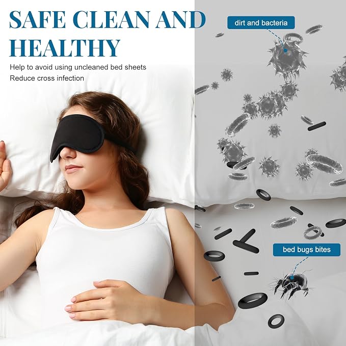Preboun 10 Sets Disposable Bed Sheets Disposable Sheets Travel Sheets for Hotel Include Bed Sheets Quilt Cover Pillowcases Portable Soft White Cover for Travel Business Trip Spa Hospital